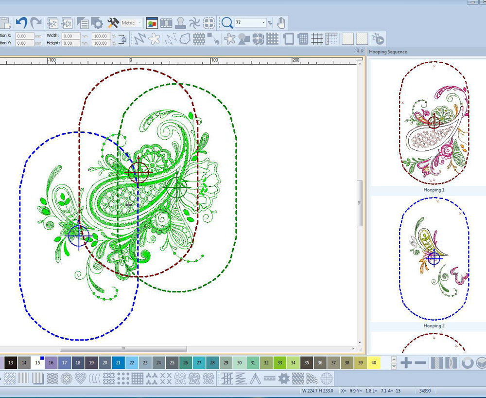 Вышивальный редактор Bernina Designer Plus v.8.0