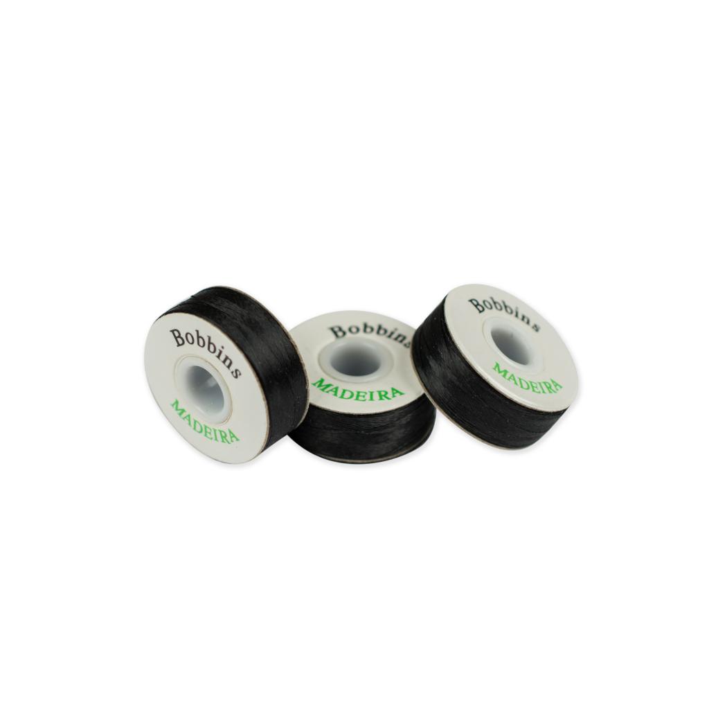 Нить Madeira в шпулях Bobbins № 150, 120 м  (арт.9766 SCH), черный