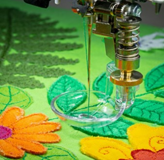Лапка Bernina # 74 пружинная с прозрачной подошвой
