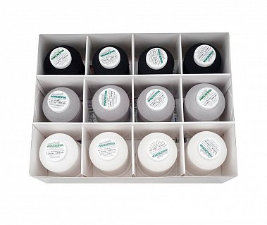 Набор ниток Madeira Overlockbox 3+1 "Black & White" (арт. 9200)
