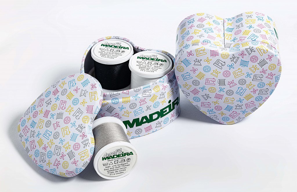 Набор ниток от Madeira Heart Box