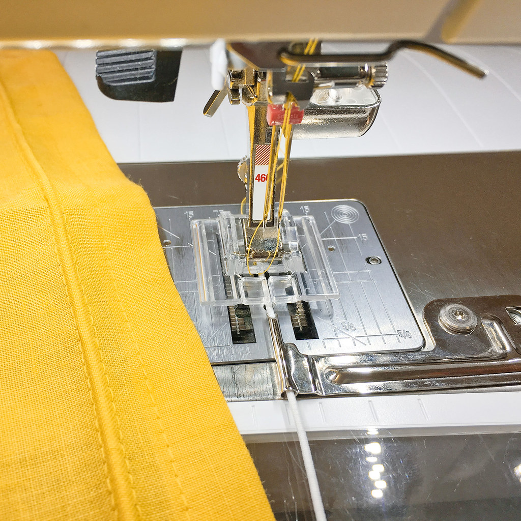 Прозрачная лапка Bernina # 46C для защипов и декоративных строчек