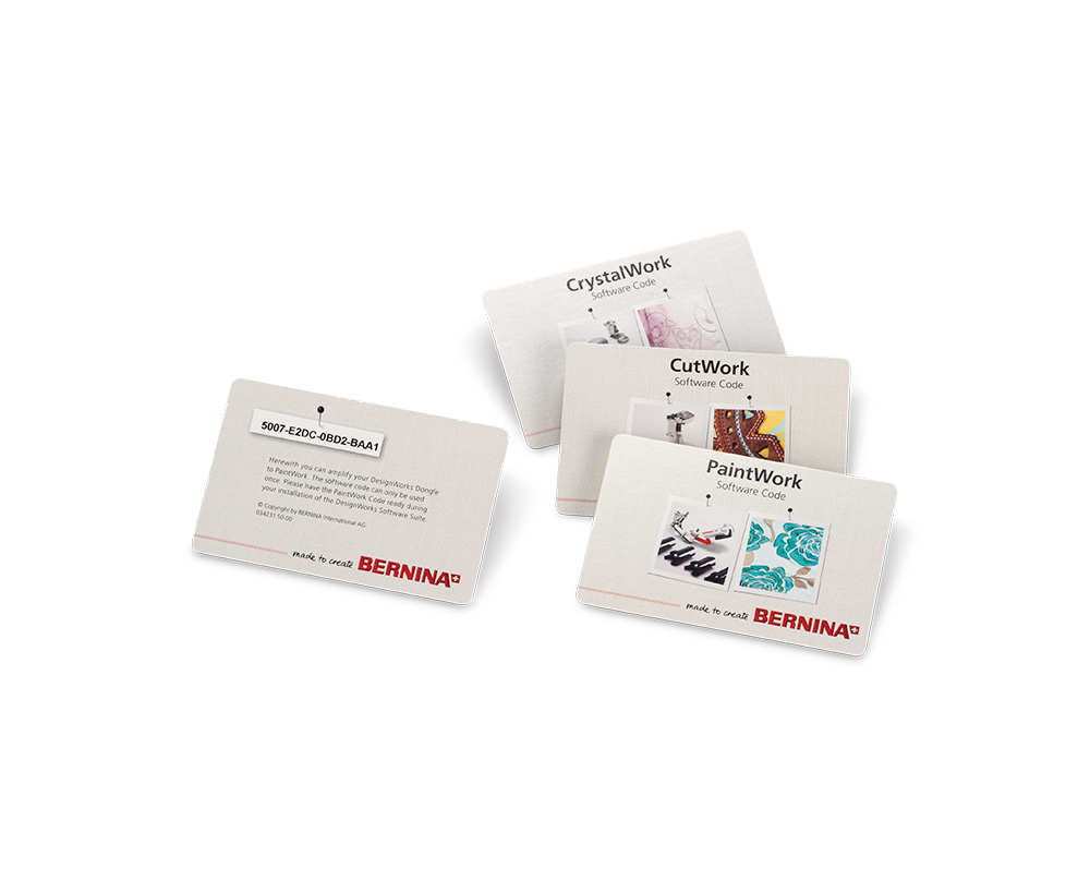 Код активации программного пакета Bernina PaintWork