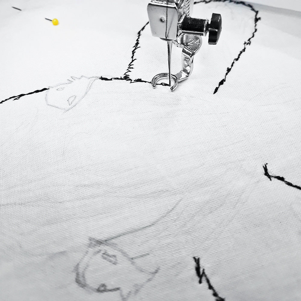 Лапка  Bernina  # 24 для свободного машинного вышивания