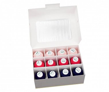 Набор ниток Madeira Overlockbox 3+1 "Navy & Pink" (арт. 9202)